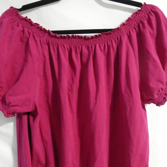 CROFT & BARROW Stretch | large | Women's Pink Blouse - Picture 10 of 16